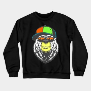 Cute Bear Freak for all people, who enjoy Creativity and are on the way to change their life. Are you Confident for Change? Crewneck Sweatshirt